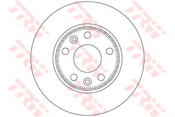 TRW DF6199 Brake Disc